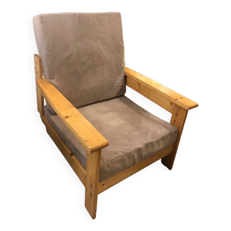 Pine armchair 1980