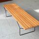 Slatted bench '400' by Harry Bertoia