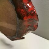 Earthenware dish, in beautiful partial glaze. Made by Sloth keramik Danamrk 1978