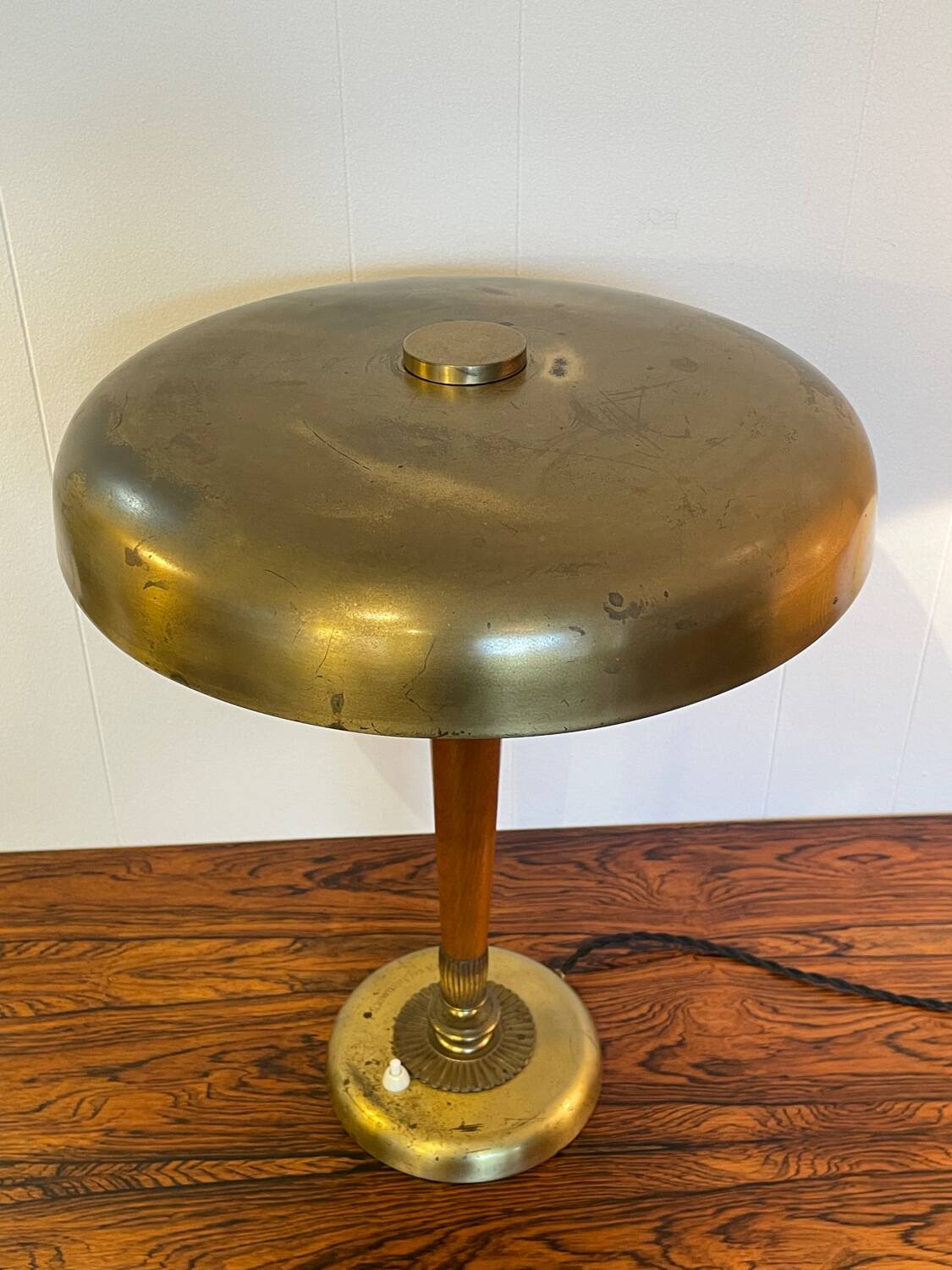 Scandinavian table lamp by Einar Bäckström, 1940s