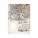 Transparent Lingue Murano Glass Wall Lamp by Simoeng