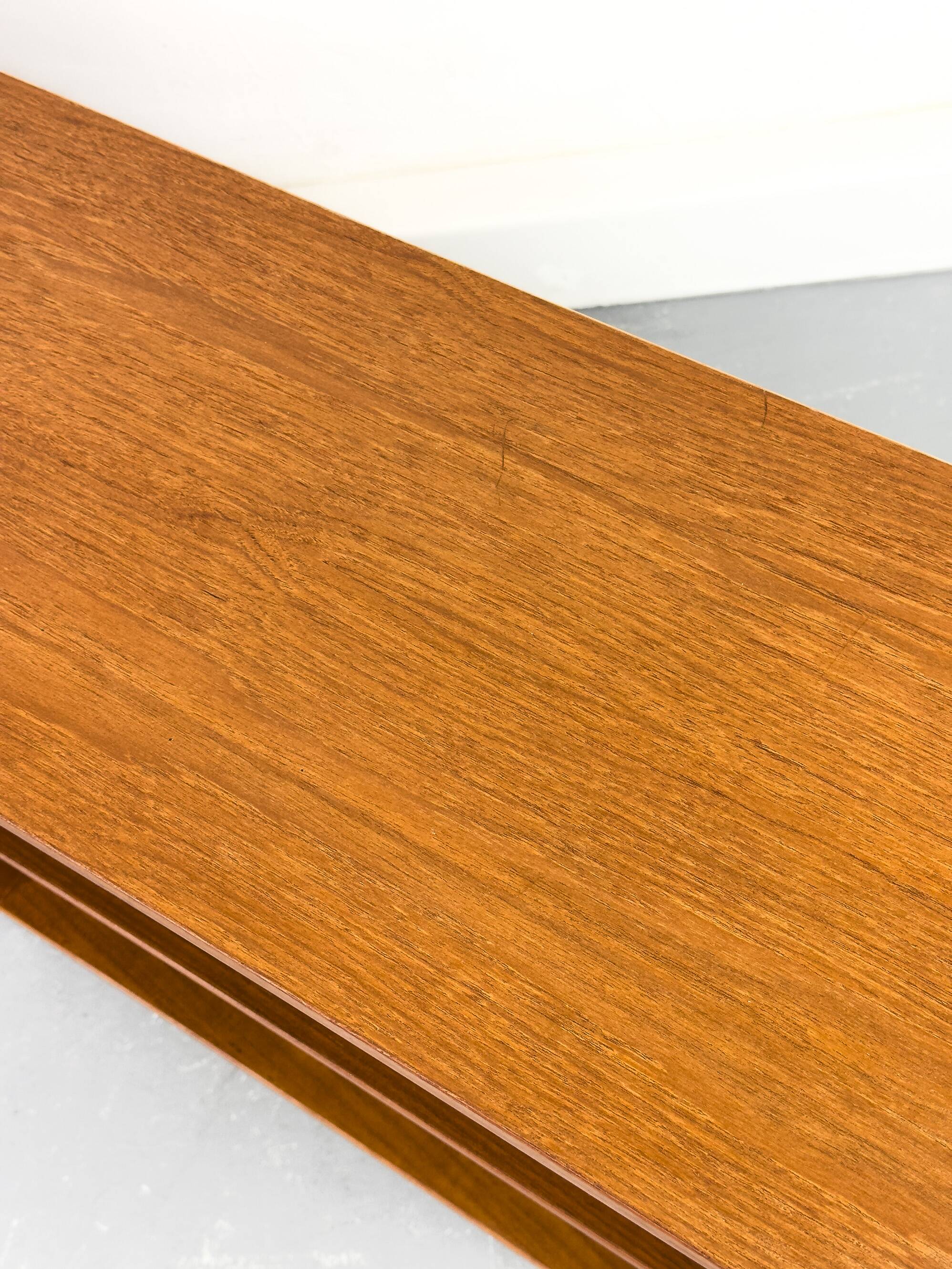Low Teak Shelf from Omann Jun, 1960s