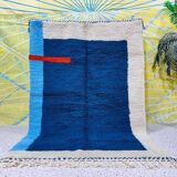 Handmade pure wool rug, size 150 x 250 cm.