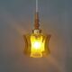 Swedish hanging lamp with double layer glass shades, 1970s