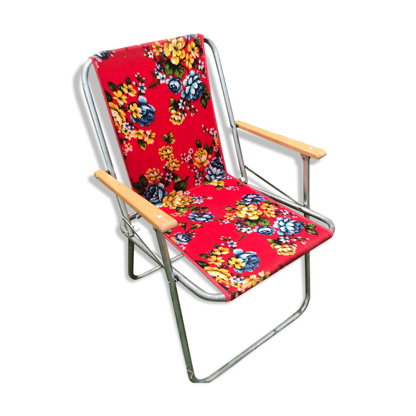 Vintage folding camping chair