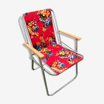 Vintage folding camping chair