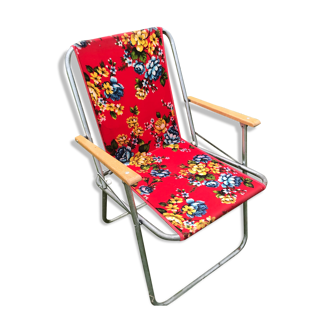 Vintage folding camping chair