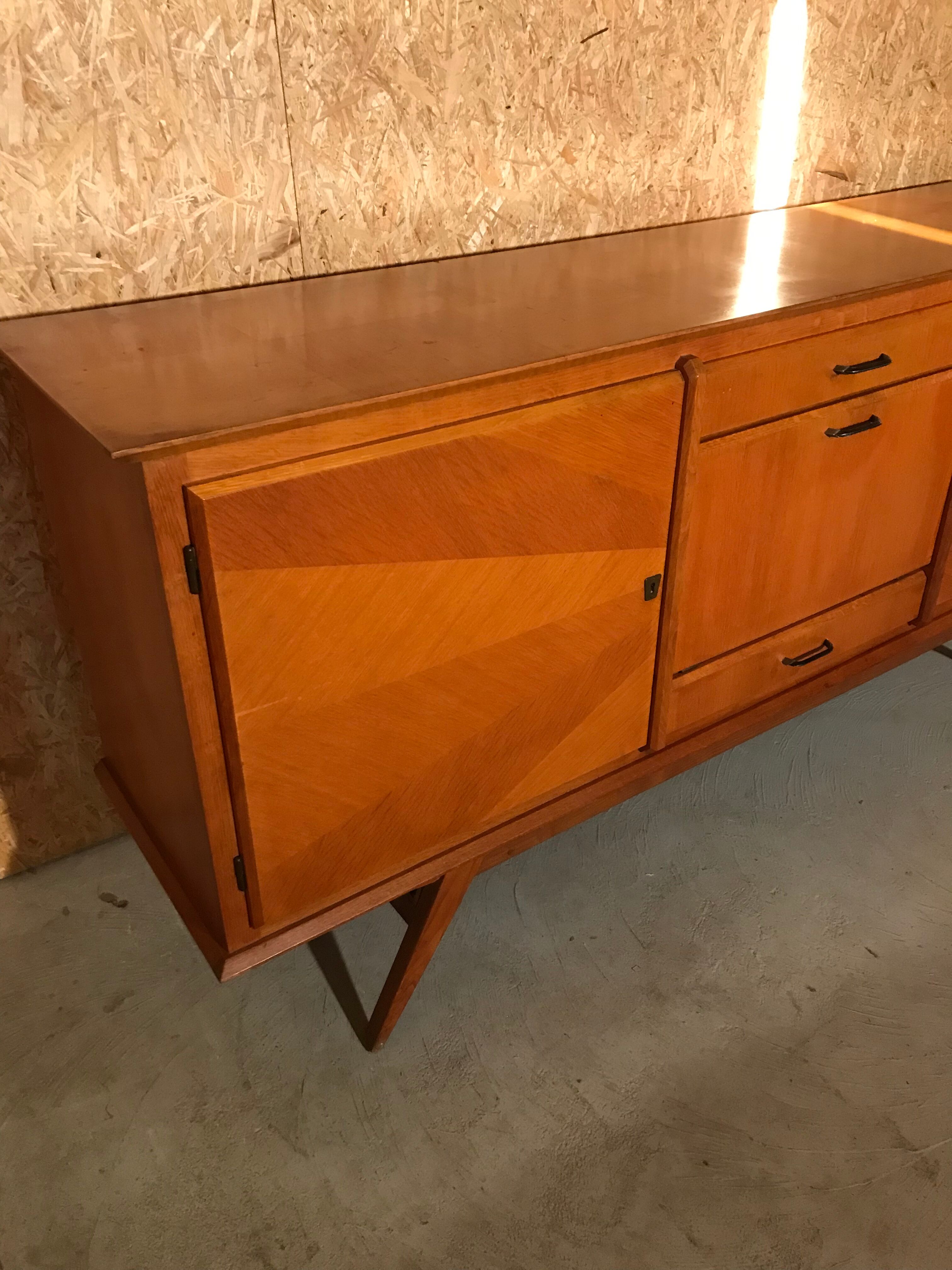 Enfilade pieds compas vintage année 50/60