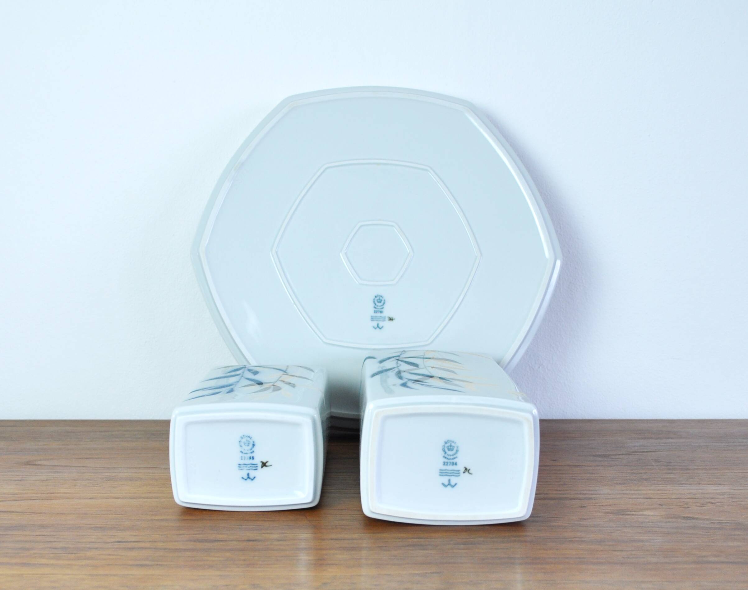 Royal Copenhagen Vases and Dish by Ivan Weiss, Denmark