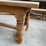 Oak farmhouse table
