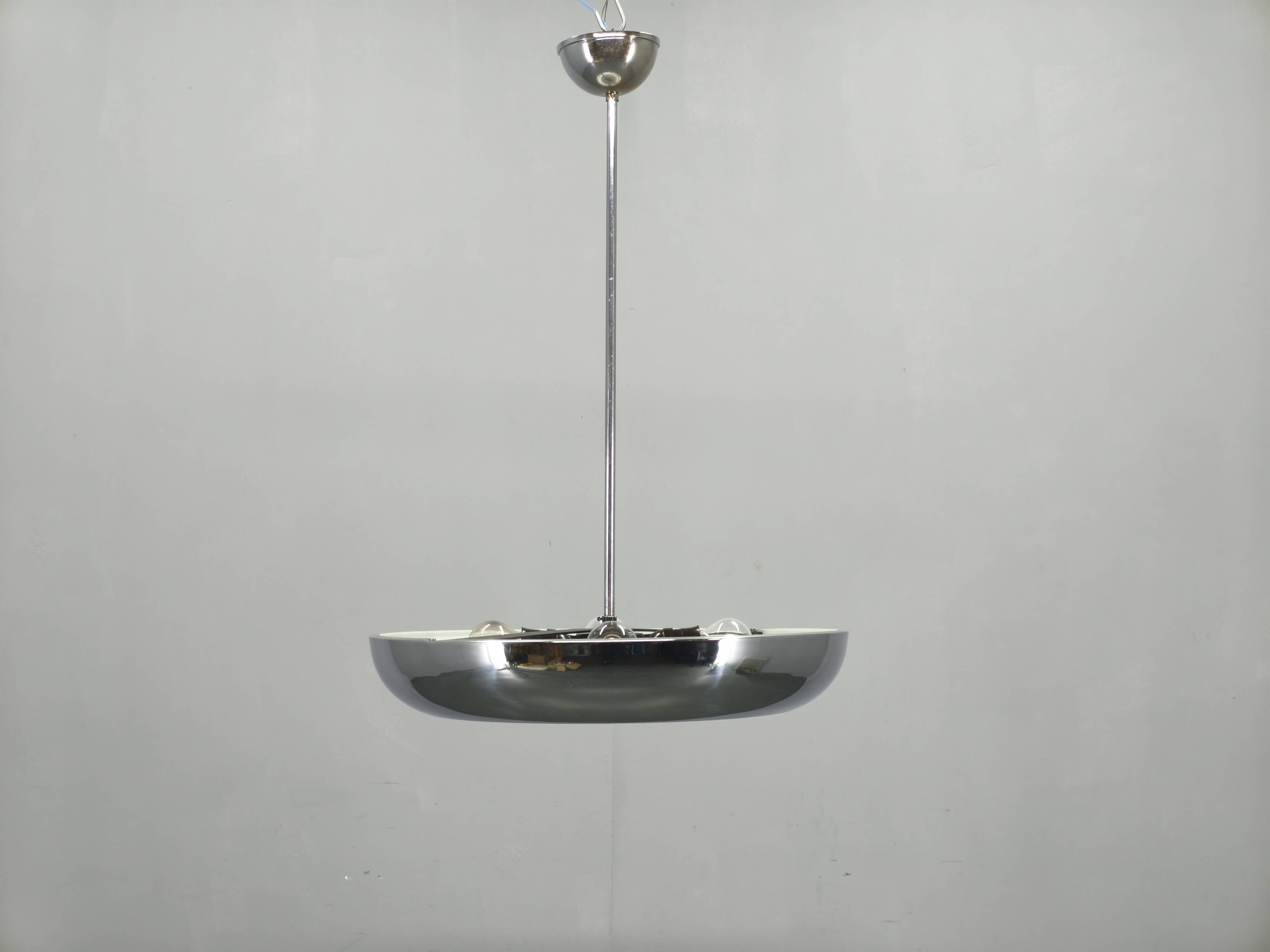 UFO Chandelier by Josef Hurka for Napako, 1930s