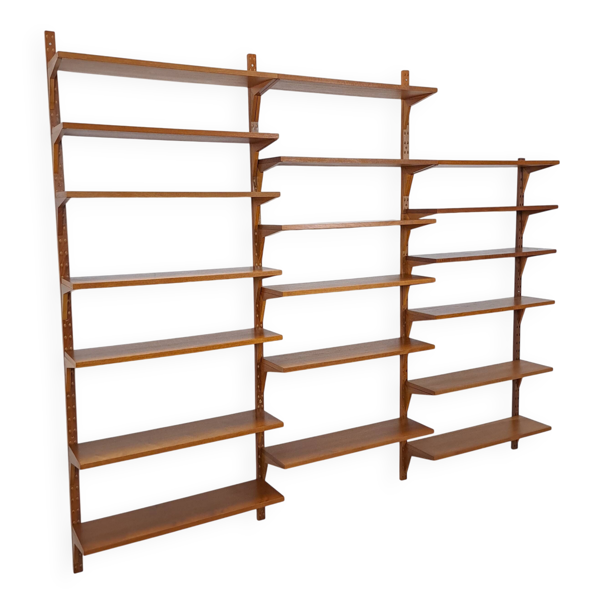 Deens Poul Cadovius Royal System modulair teak wandsysteem Cado