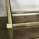 Vintage table 70 alu chrome and gold