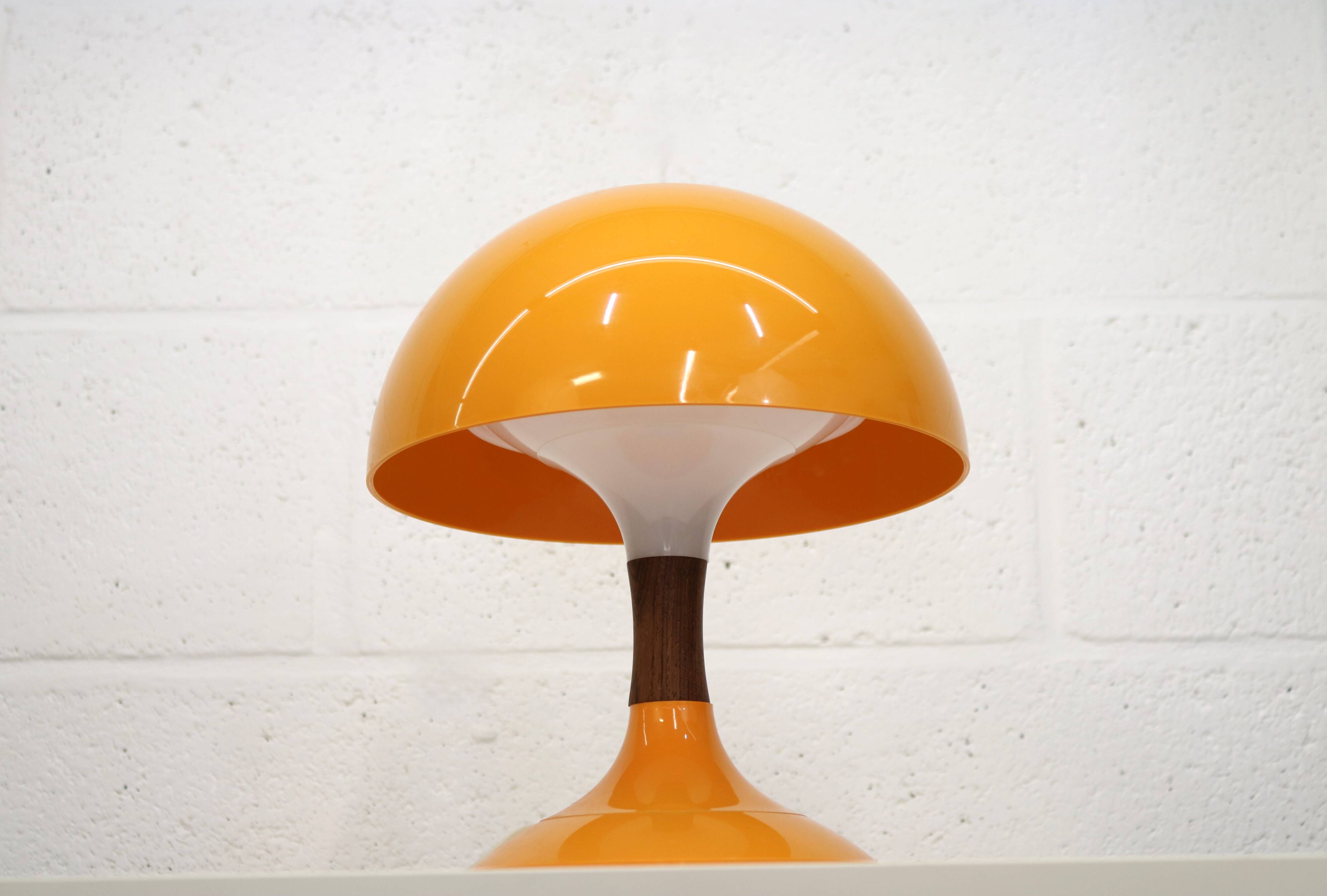 Space age table lamp by Bent Karlby for Ask Belysning, Denmark 70s