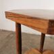 Art deco style serving table in walnut veneer