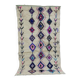 Handmade moroccan berber rug 217 x 117 cm