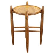 Table d'appoint danoise en chêne massif des années 1960 par Arne Basse pour Knabstrup