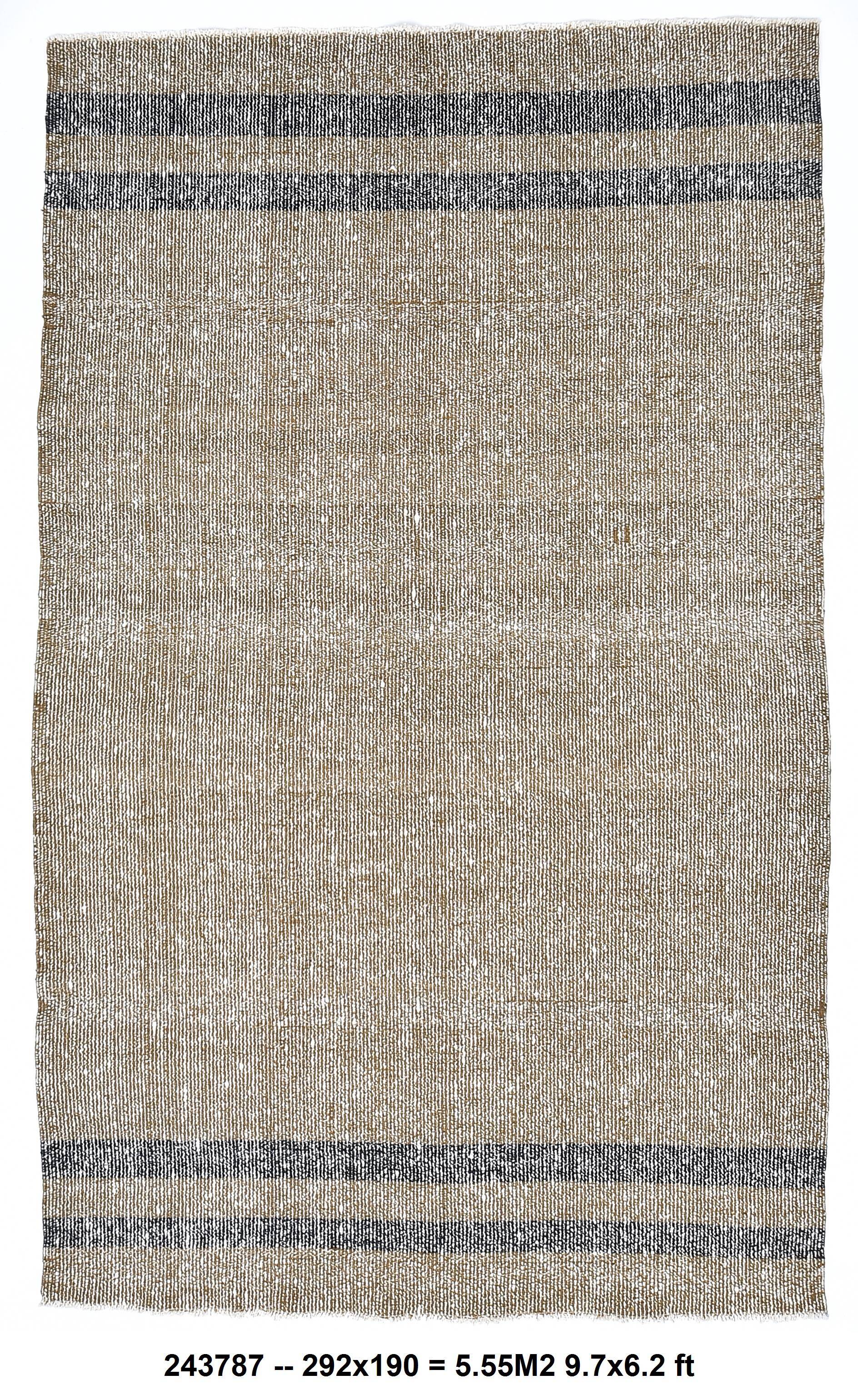 290x190 cm Organic Wool Kilim Rug , Kilim Rug made With Wool İn Turkey