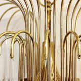 Wall lamp "Venini" of crystals. Italy 1970s