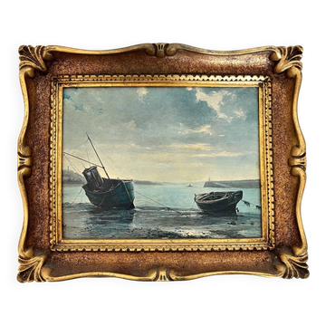 Tableau le port bleu