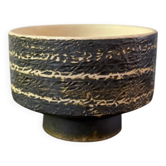 Cache pot vintage Peter Groendeveldt écorce de bouleau