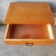 Vintage wooden compass foot bedside table