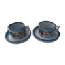 Duo cups in Brenne sandstone