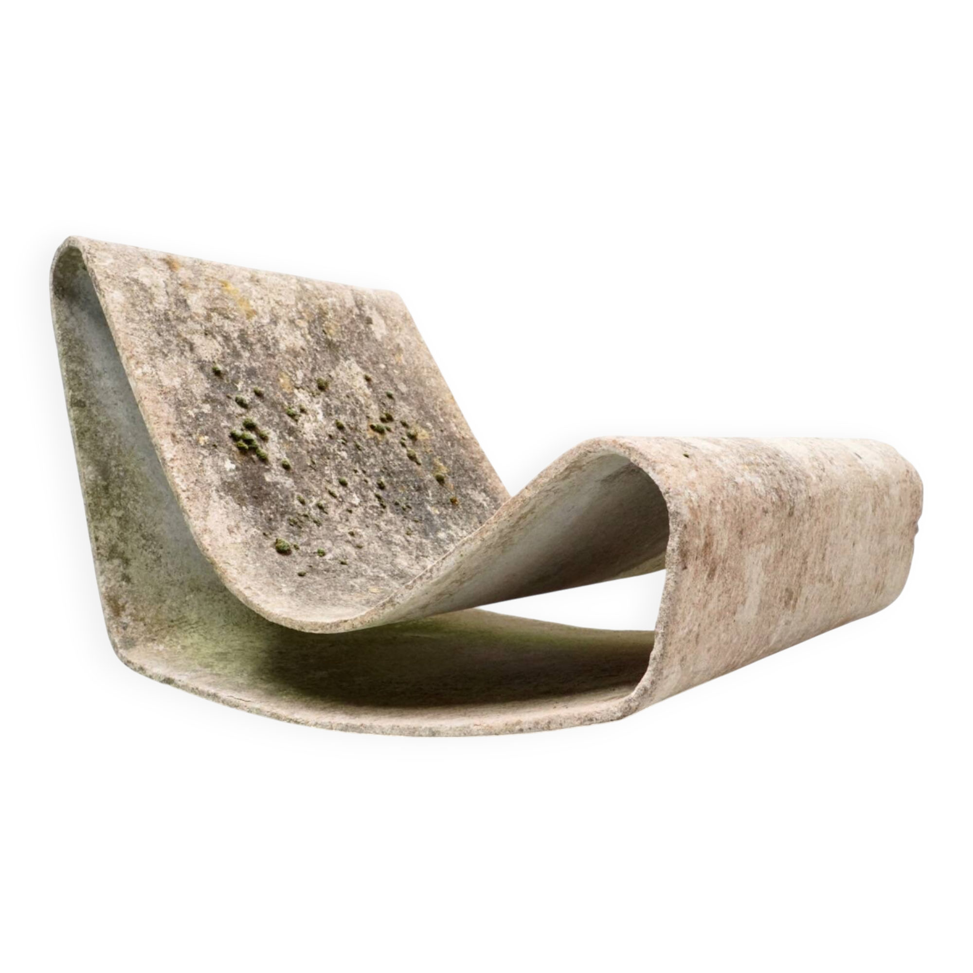 Willy Guhl, Eternit Patinated Loop Chair