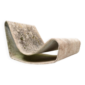 Willy Guhl, Chaise Loop Patinée Eternit