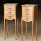 Adorable pair of wood veneer bedside tables. Excellent condition.