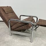 Vintage tubular chrome armchair by Milo Baughman for James Inc./Thayer Coggin.