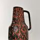 Ceramic drip glaze vase by Scheurich West Germany, 1960's