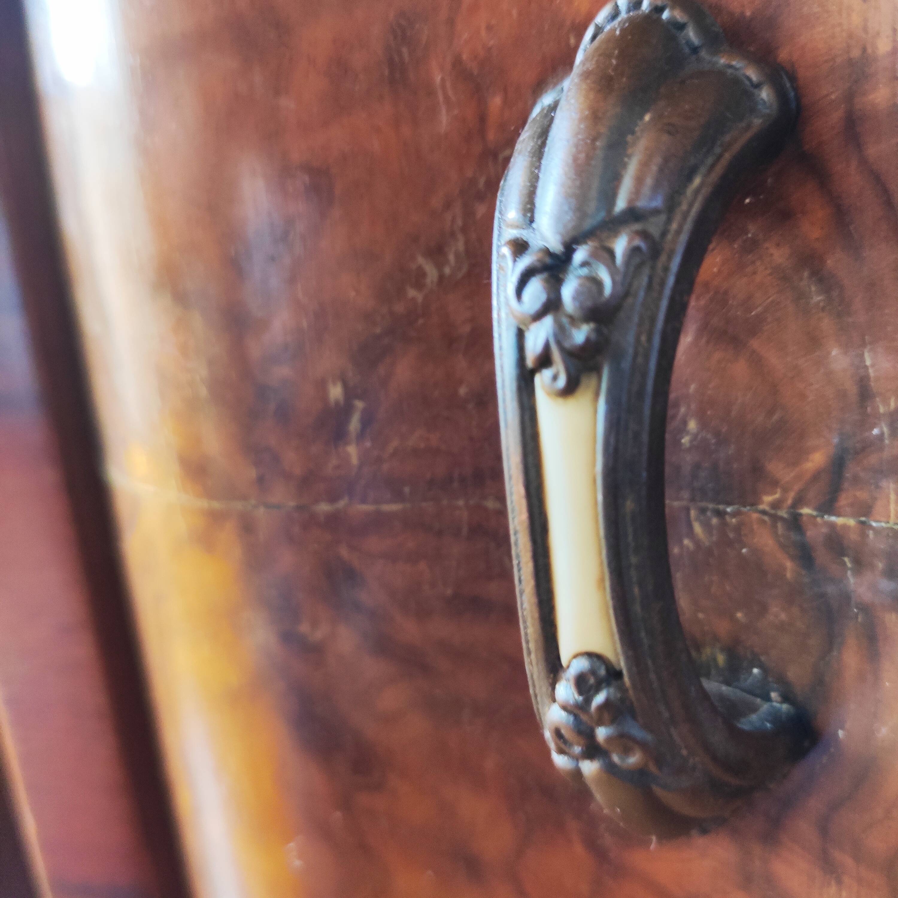 Pair of Italian Art Deco bedside tables