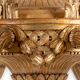 Dumez, Louis XVI style chandelier in carved and gilded wood. 1950s.