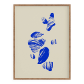 Impression giclée abstraite bleue, 50x70cm