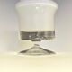 German Modernist White Glass Vase Karl Friedrich Glass Germany 1960s