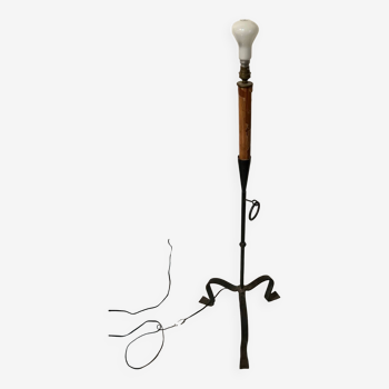 Wrought iron floor lamp/torchere 1950