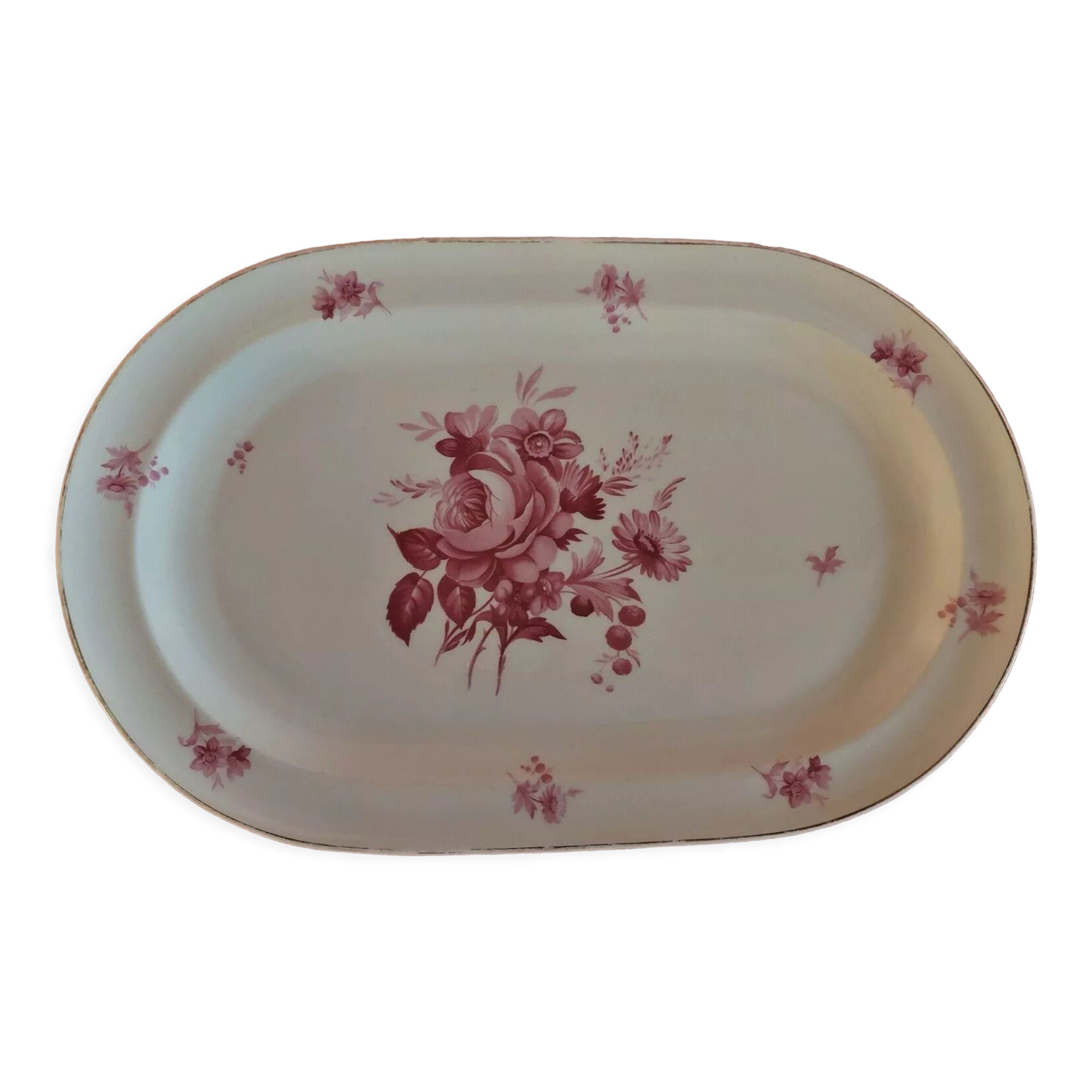Limoges porcelain oval serving dish