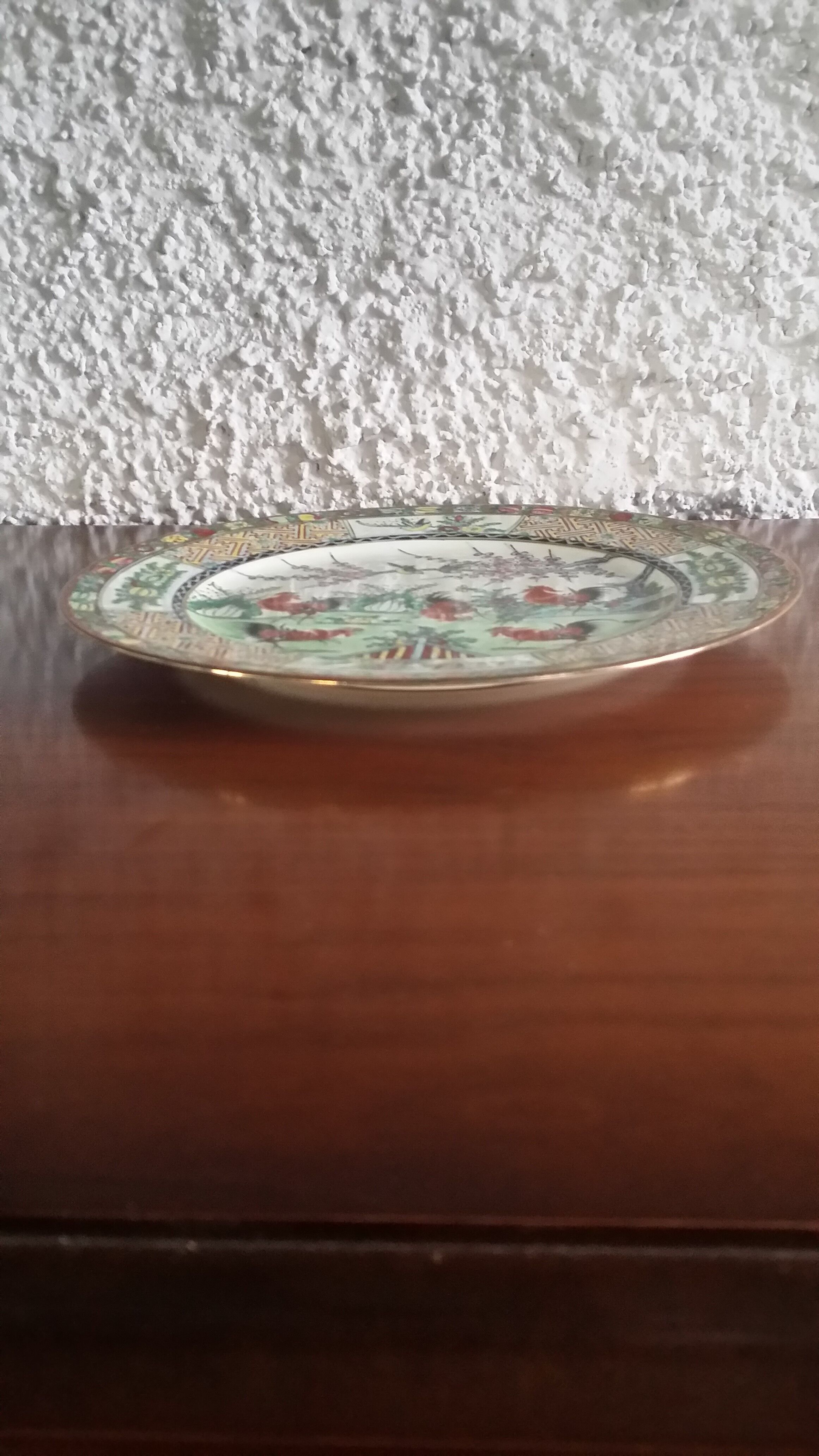 Chinese plate signed