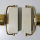 Pair of Jacques Biny mid-century design wall sconces