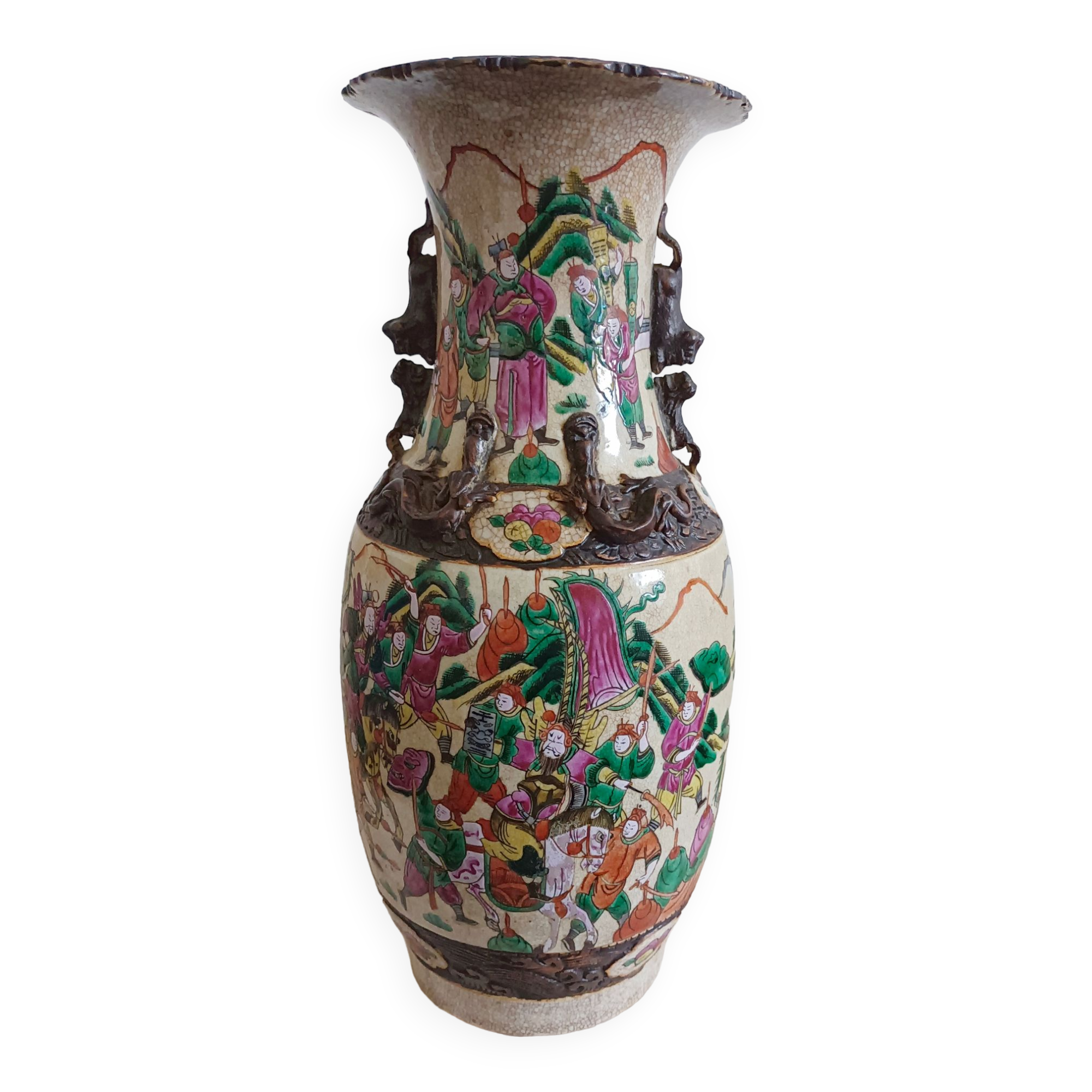 Chine vase céramique de nankin.