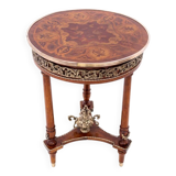 Table marquetée, France, début du XXe siècle.