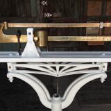 Weighs cast iron person