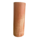 Vase terracotta roll enamelled interior