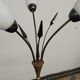 Italian brass and opaline lamppost 60s