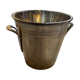 Silver metal champagne bucket