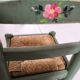 Chaise enfant bois et paille vintage