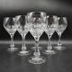 6 Water Glasses in Lorraine Cut Crystal LEMBERG model NORA H 19 cm