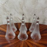 6 stemless champagne flutes