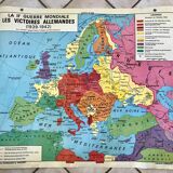 school map Librairie Armand Colin Reinhart and Wagret La France from 1939 to 1945 / 2nd GM 1970
